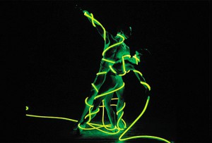 Dancers in Fiber Optic