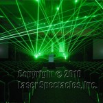 Laser show rehearsal picture
