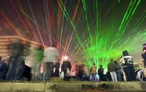 Lasers for Harbor Lights