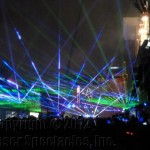 Laser Beams Dance