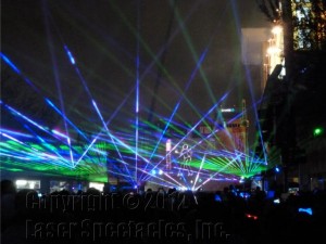 Laser Beams Dance