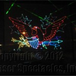 Laser Eagle standing