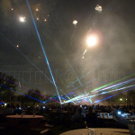 Laser fireworks