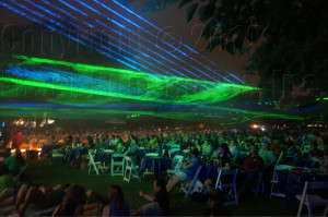 Symphony laser show