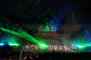 Symphony laser show