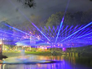 Lasers over Water