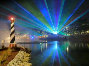 Lasers Over Water