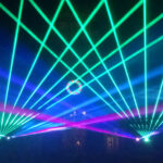 Keller laser beam show