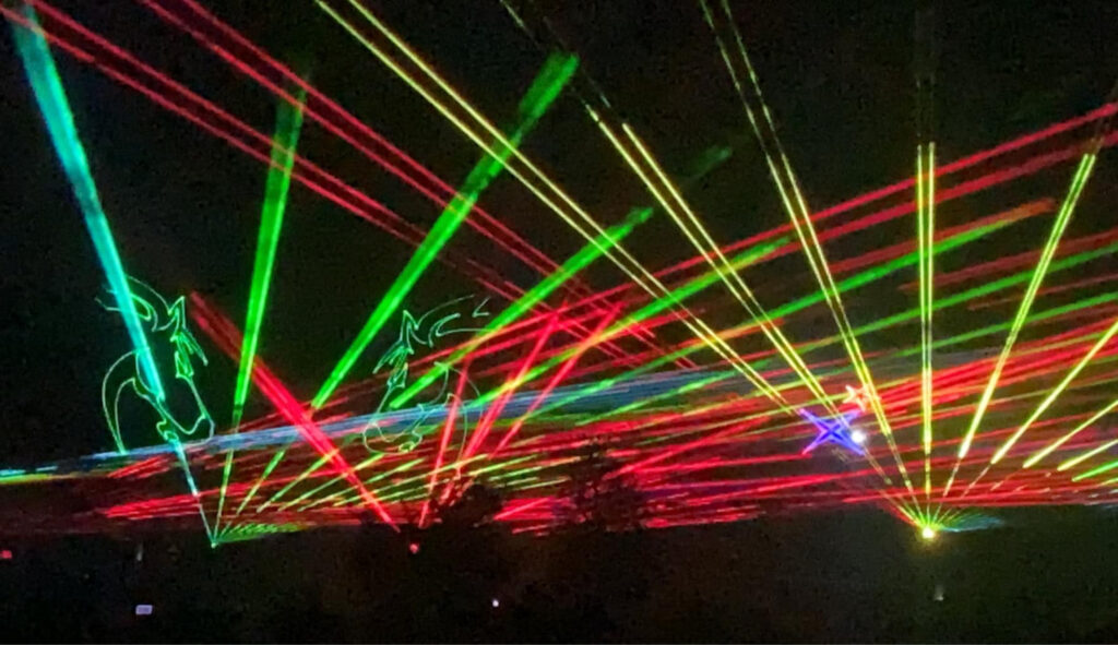 Panola College laser beams