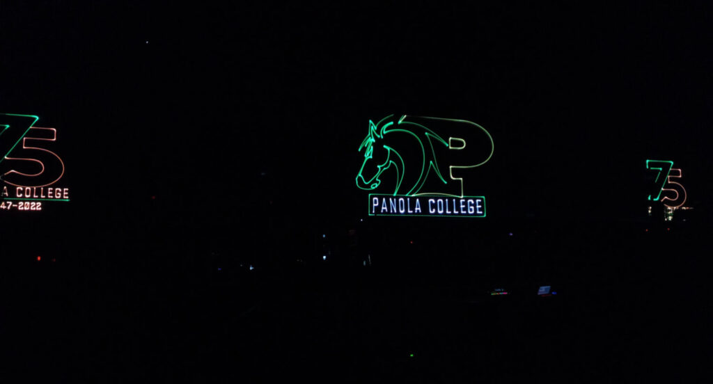Panola College horse logo