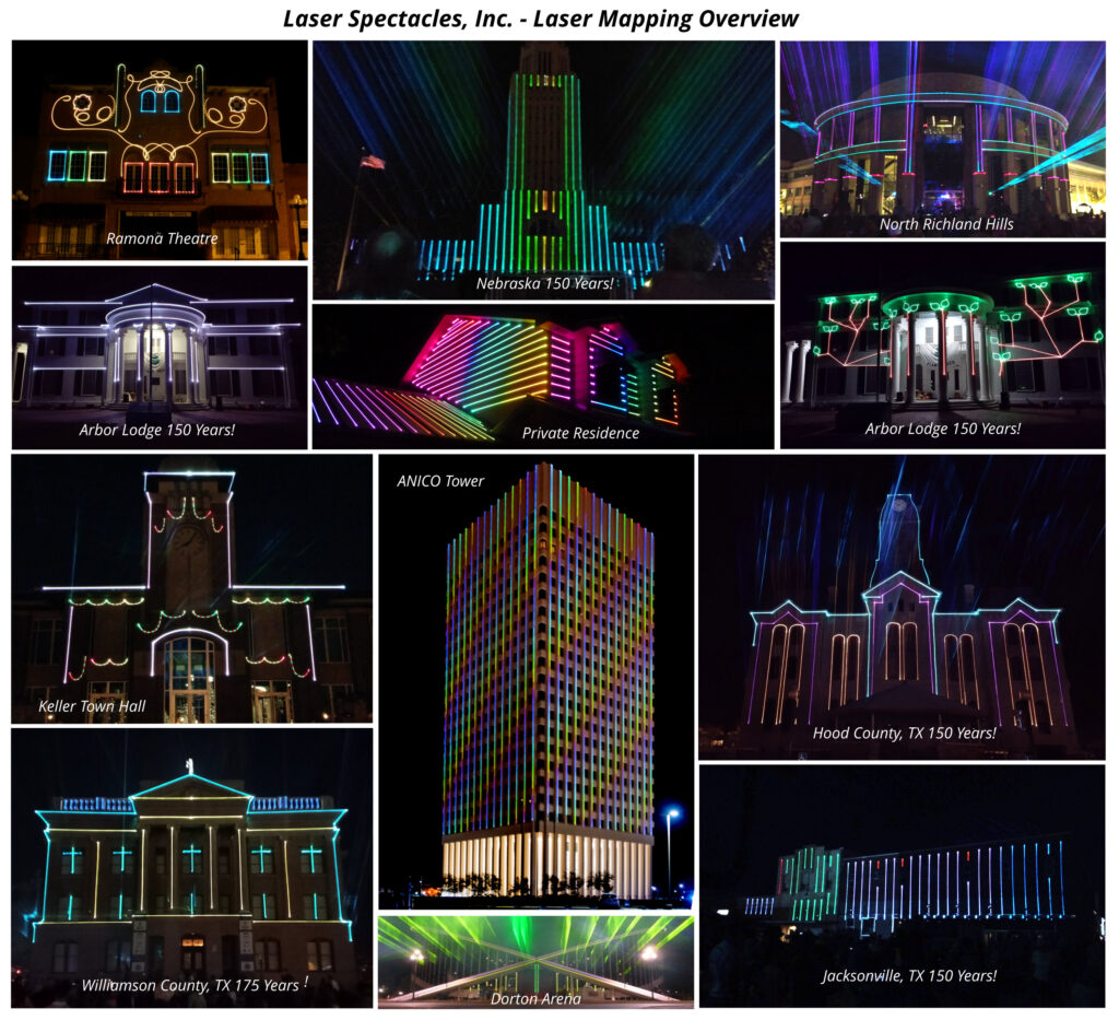 Laser Spectacles Laser Mapping Laser Show Overview