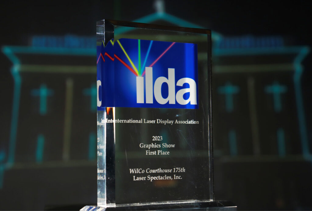 ILDA Graphics Show First Place Award 2023 - Laser Spectacles, Inc.