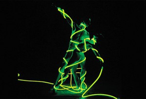 Dancers in Fiber Optic