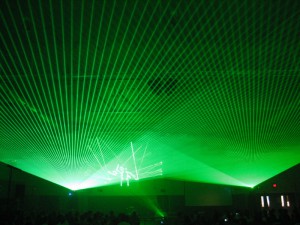 Laser Beams Sweep