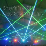 Blue Green beams