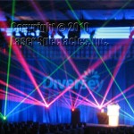 picture of lasers on stage