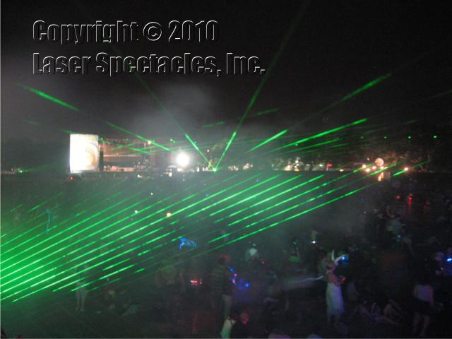 Voodoo Experience Lasers, New Orleans