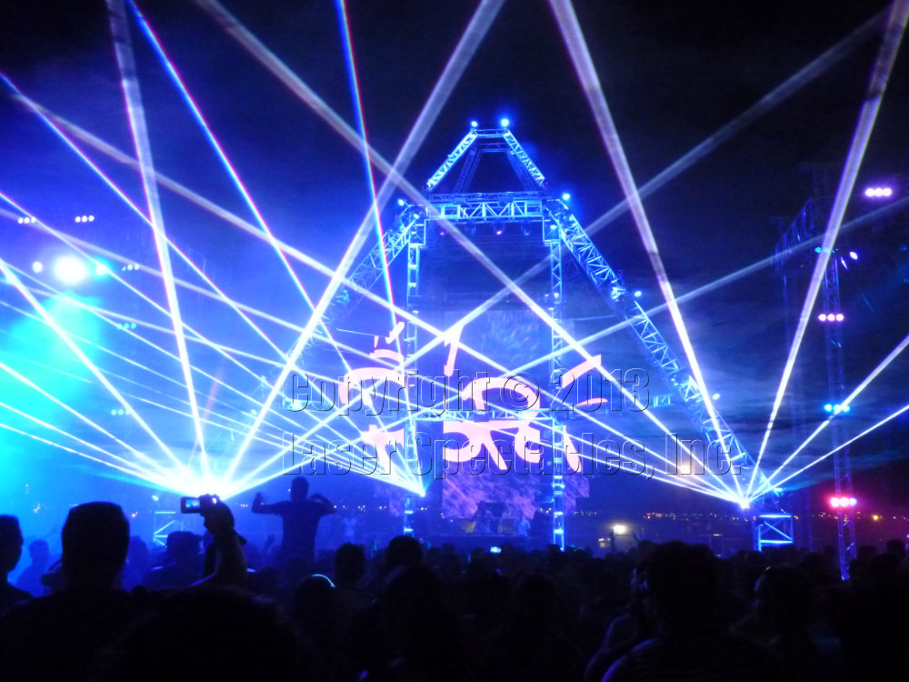 Sun City Music Festival Laser Show, El Paso Aug. 31, 2013