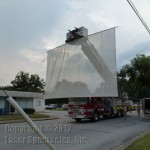 screen hanging
