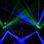 Laser lumia with Beams