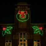 laser holly decorations