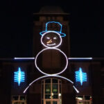 laser mapped snowman
