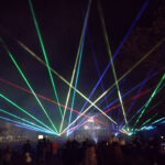 Laser Santa Beams