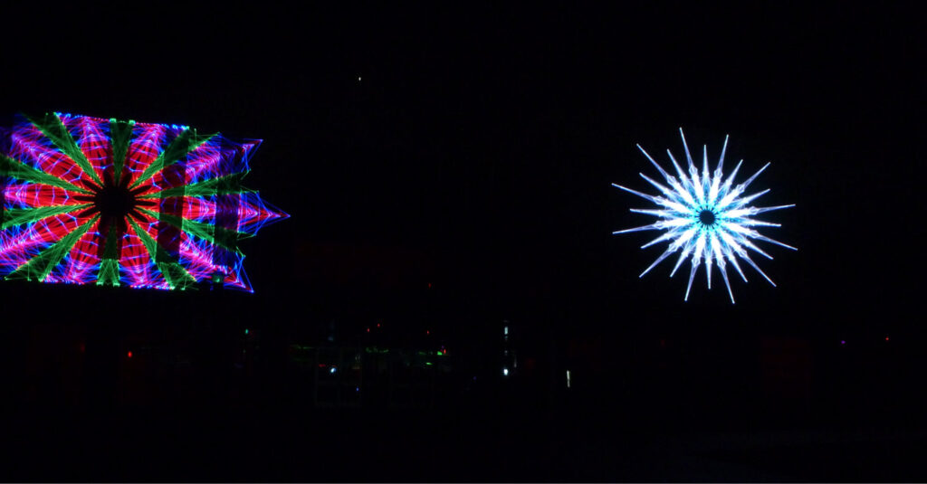 Panola College laser show