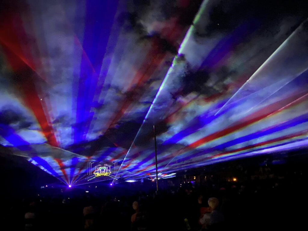 Panola College Laser Show picture
