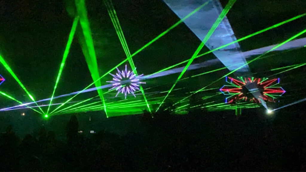 Panola College laser show