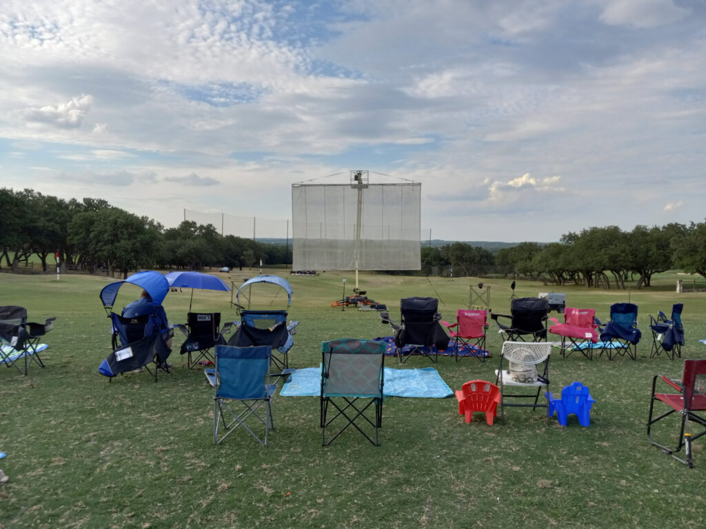 Laser light show with fireworks at Fair Oaks Ranch, TX