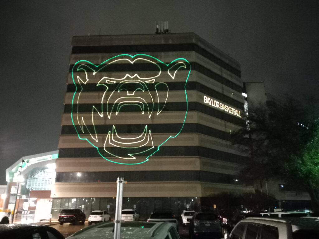 Baylor Basketball Lasers