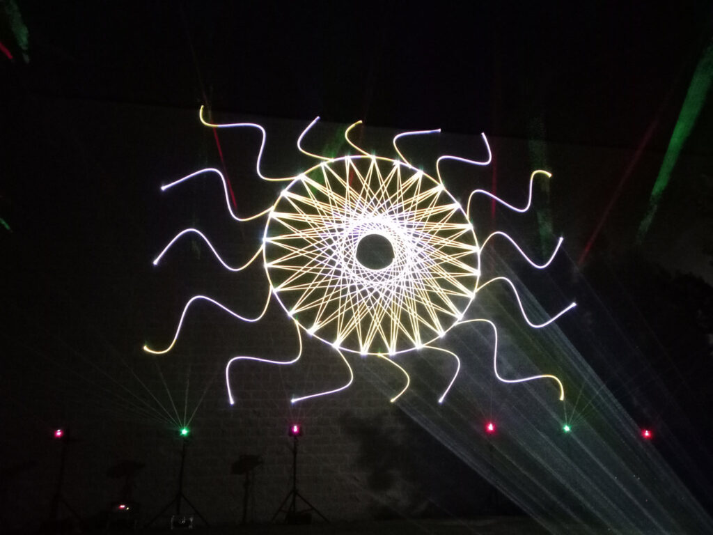 Abstract Laser Sun