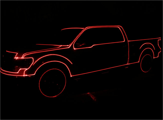 Ford F-150 with laser mapping