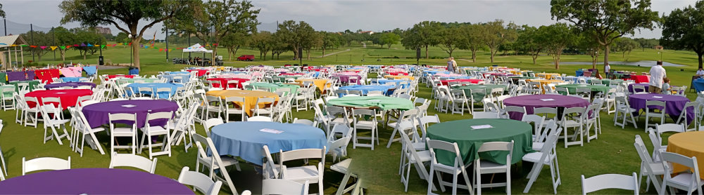 Picture of tables at Fiesta Fireworks