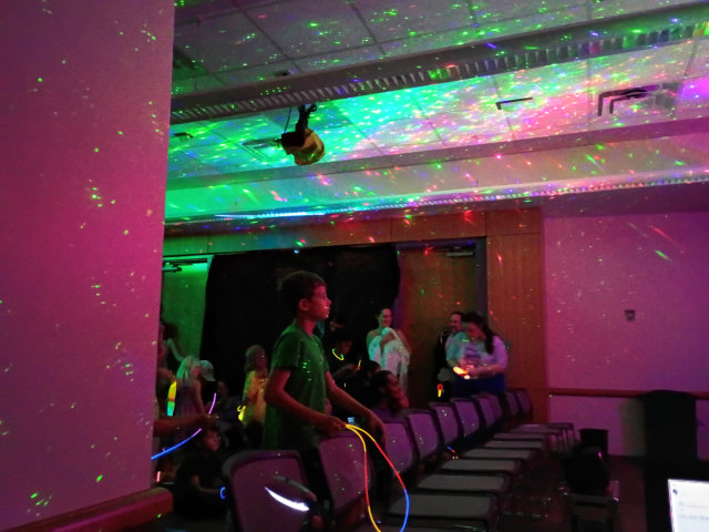 Laser Show at John Gillum Branch Library
