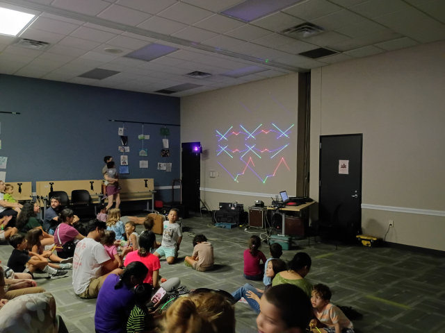 Laser Show at Southeast Branch Library