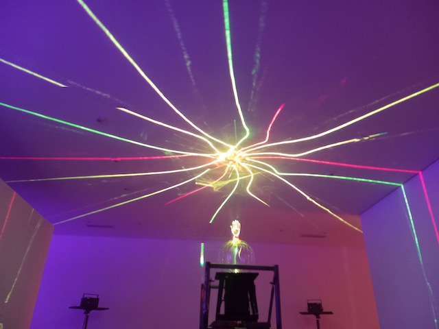 Laser Ceiling with laser graphics projection